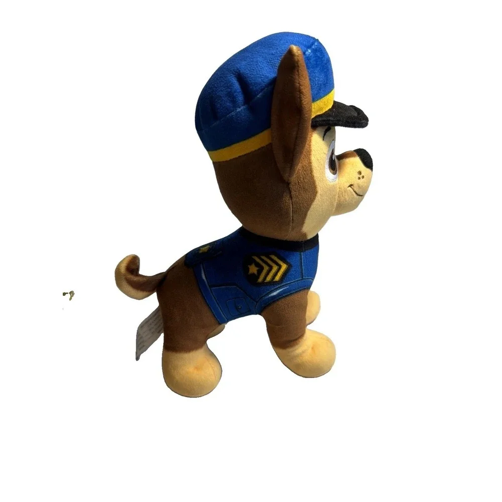 PAW PATROL Spin Master Stuffed Animal CHASE German Shepherd Dog 8" Plush Toy - Picture 5 of 7